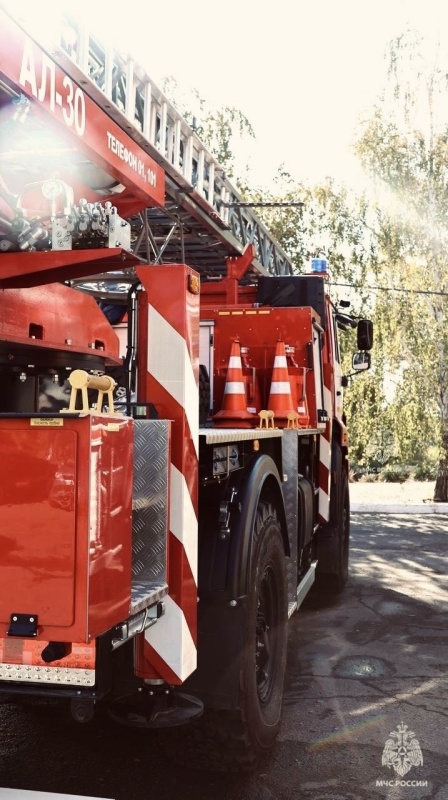 There is a new fire-fighting equipment in Zaporozhye Office the Russian Emergencies Ministry in