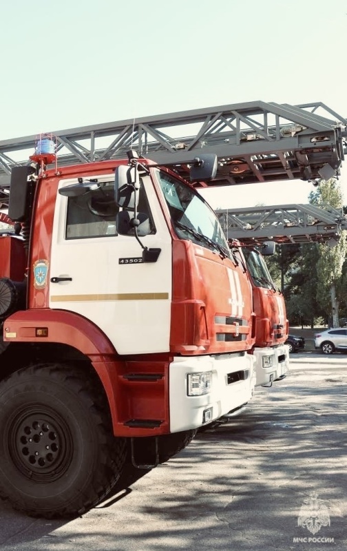 There is a new fire-fighting equipment in Zaporozhye Office the Russian Emergencies Ministry in