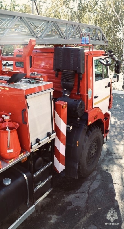 There is a new fire-fighting equipment in Zaporozhye Office the Russian Emergencies Ministry in