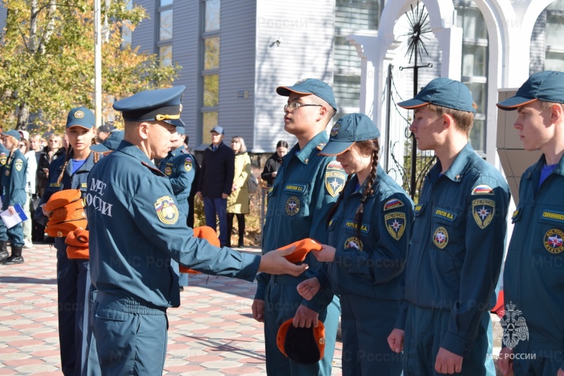 93 schoolchildren were accepted into the ranks of the cadet movement of the Transbaikal Territory