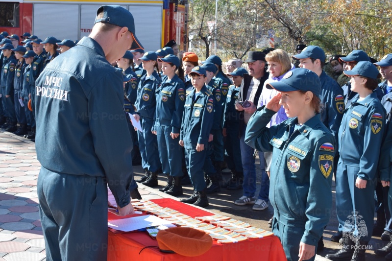 93 schoolchildren were accepted into the ranks of the cadet movement of the Transbaikal Territory