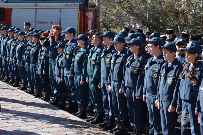 93 schoolchildren were accepted into the ranks of the cadet movement of the Transbaikal Territory