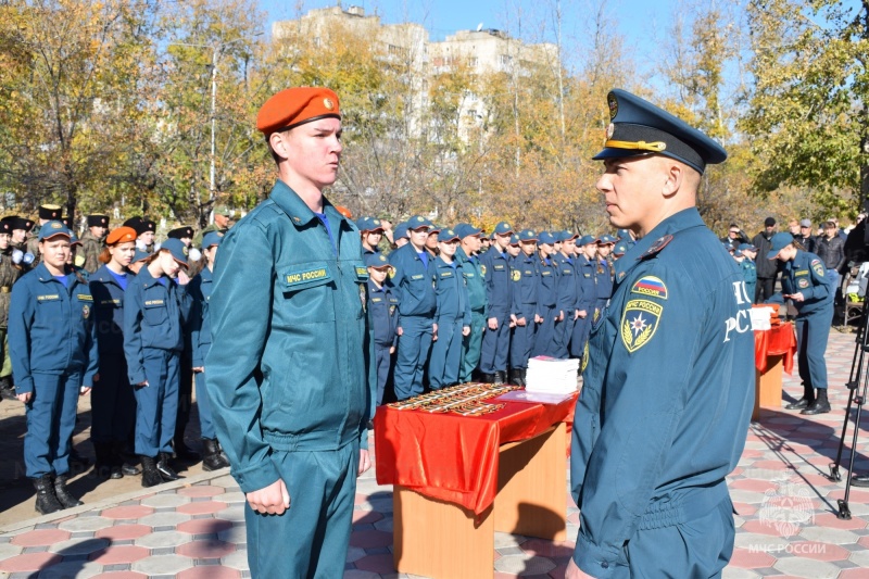 93 schoolchildren were accepted into the ranks of the cadet movement of the Transbaikal Territory